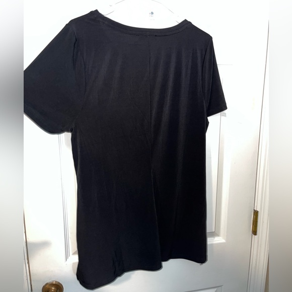 Lane Bryant Black Blouse Sz 14/16 - Picture 8 of 11
